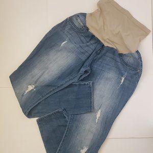 Indigo Blue Premium Denim maternity jeans size L